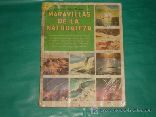 Collezionismo &Aacute;lbum: UN LIBRO DE ORO DE ESTAMPAS N&ordm; 50 - MARAVILLAS DE LA NATURALEZA  - NOVARO
